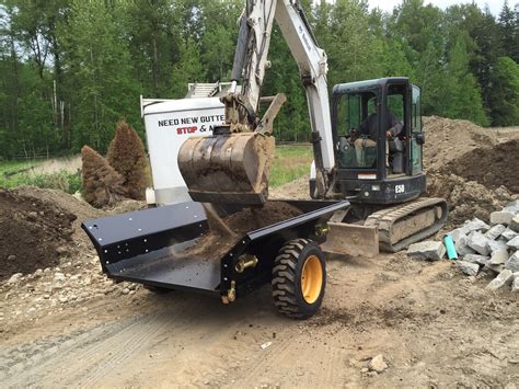 mini excavator dump trailer|mini excavator packages for sale.